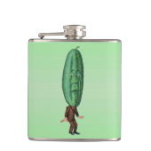 Fantasy Pickle Man Brown Anzug Flachmann (Vorderseite)