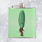 Fantasy Pickle Man Brown Anzug Flachmann