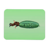 Fantasy Pickle Man Brown Anzug Magnet (Horizontal)