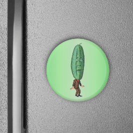Fantasy Pickle Man Brown Anzug Magnet