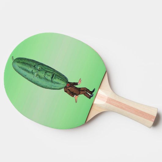 Fantasy Pickle Man Brown Anzug Tischtennis Schläger (Seitenansicht)