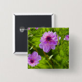 Fantasy Pink Dahlia Button (Vorne & Hinten)
