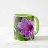 Fantasy Pink Dahlia Tasse (VorderseiteRechts)