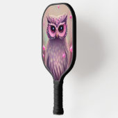 Fantasy Pink Fluffy Kawaii Owl Pickleball Schläger (Links)