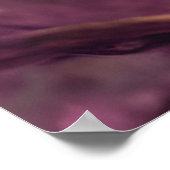 Fantasy Pink Fluffy Kawaii Owl Poster (Ecke)