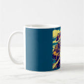Fantasy Pirate Anime - Holzschnitt 1 Kaffeetasse (Links)