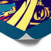 Fantasy Pirate Anime - Holzschnitt 1 Poster (Ecke)