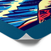 Fantasy Pirate Anime - Holzschnitt 2 Poster (Ecke)