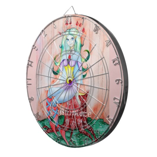 Fantasy Pixie Fairy Thunder_Cove Dartscheibe (Vorderseite rechts)