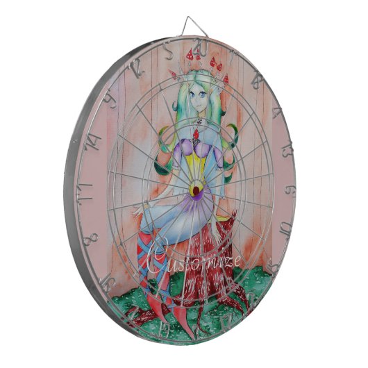 Fantasy Pixie Fairy Thunder_Cove Dartscheibe (Vorderseite Links)