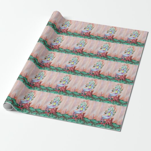 Fantasy Pixie Fairy Thunder_Cove Geschenkpapier (Ungerollt)