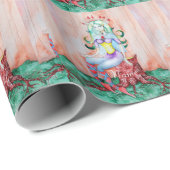 Fantasy Pixie Fairy Thunder_Cove Geschenkpapier (Rolleneckpunkt)