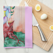 Fantasy Pixie Fairy Thunder_Cove Geschirrtuch (Viertel Falte)