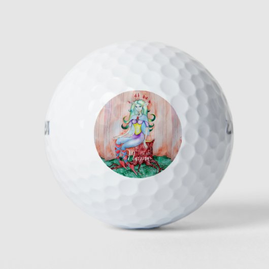 Fantasy Pixie Fairy Thunder_Cove Golfball (Vorderseite)