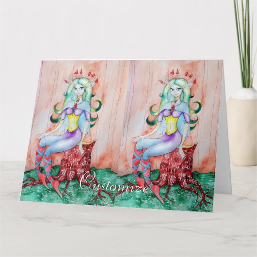 Fantasy Pixie Fairy Thunder_Cove Karte (Vorderseite)