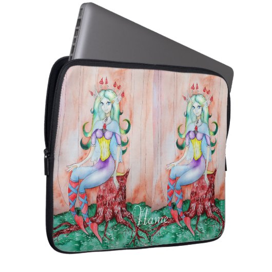 Fantasy Pixie Fairy Thunder_Cove Laptopschutzhülle (Vorne Rechts)