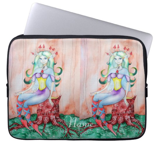 Fantasy Pixie Fairy Thunder_Cove Laptopschutzhülle (Vorderseite)