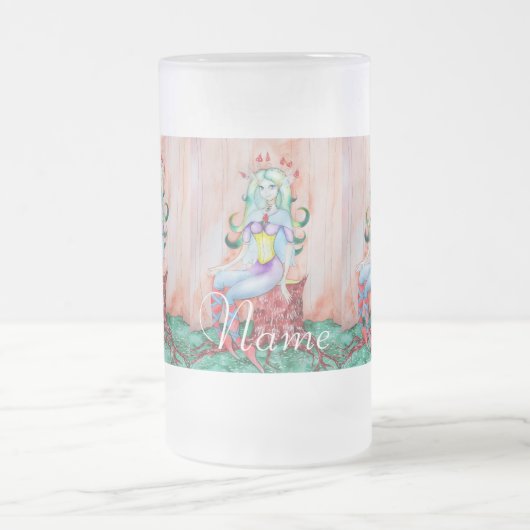 Fantasy Pixie Fairy Thunder_Cove Mattglas Bierglas (Mittel)