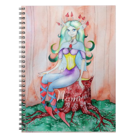 Fantasy Pixie Fairy Thunder_Cove Notizblock (Vorderseite)
