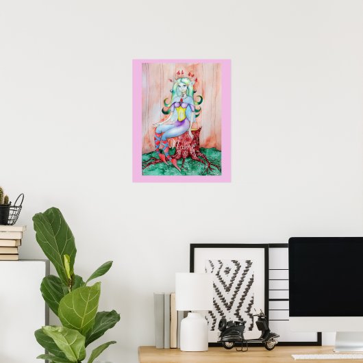 Fantasy Pixie Fairy Thunder_Cove Poster (Heimbüro)