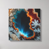 Fantasy Plume Agate Canvas Print Leinwanddruck (Vorderseite)