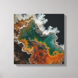 Fantasy Plume Agate Canvas Print Leinwanddruck
