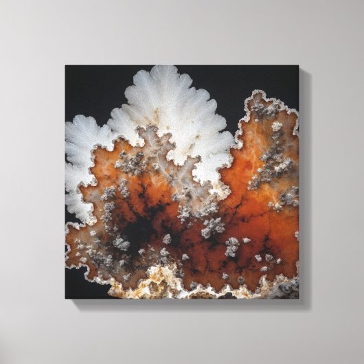 Fantasy Plume Agate Canvas Print Leinwanddruck (Vorderseite)