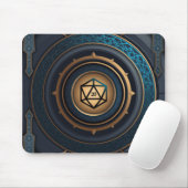 Fantasy Polyhedral D20 Dice Tabletop RPG Mousepad (Mit Mouse)
