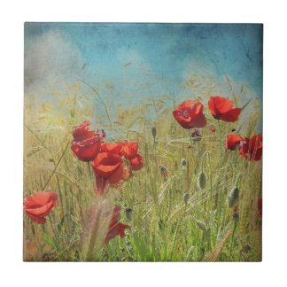 Fantasy Poppies Fliese