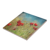 Fantasy Poppies Fliese (Seite)