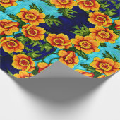 Fantasy Poppies Geschenkpapier (Ecke)