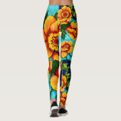Fantasy Poppies Leggings (Rückseite)