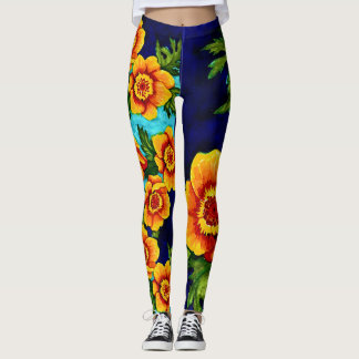Fantasy Poppies Leggings