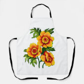 Fantasy Poppies Medium Schürze (Vorderseite)