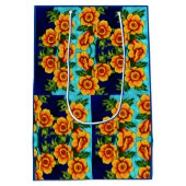 Fantasy Poppies Mittlere Geschenktüte (Rückseite)