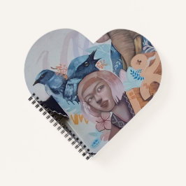 Fantasy Portrait Notebook Notizblock