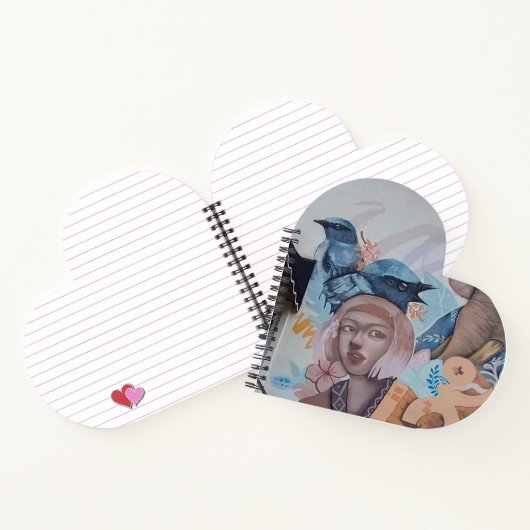 Fantasy Portrait Notebook Notizblock (Innenseite)