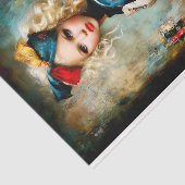 Fantasy Portrait of a Modern Alice DY7L Decoupage Seidenpapier (Ausschnitt)
