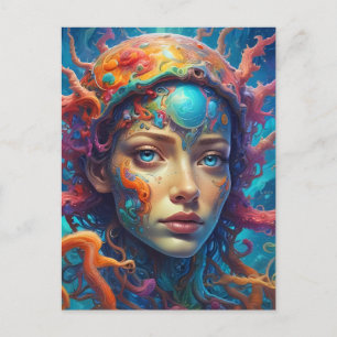 Fantasy Portrait Postkarte