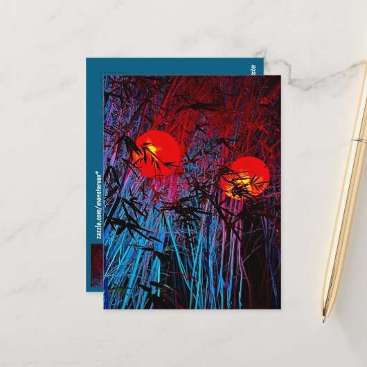 Fantasy Postcard Postkarte (Vorderseite/Rückseite Beispiel)