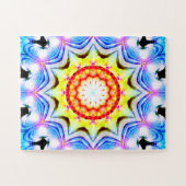 Fantasy Priest Magial Magial Vibrannt Mandela Puzzle (Horizontal)