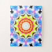 Fantasy Priest Magial Magial Vibrannt Mandela Puzzle (Vertikal)