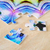 Fantasy Priest Magial Magial Vibrannt Mandela Puzzle (Seite)