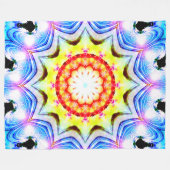 Fantasy Priest Magical Magical Vibranno Mandela Fleecedecke (Vorderseite (Horizontal))