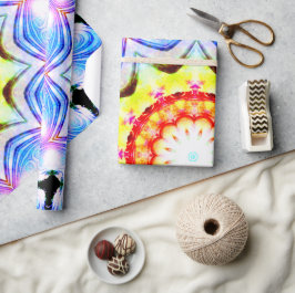 Fantasy Priest Magical Magical Vibranno Mandela Geschenkpapier