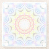 Fantasy Priest Magical Magical Vibranno Mandela Glasuntersetzer (Rückseite)