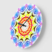 Fantasy Priest Magical Magical Vibranno Mandela Große Wanduhr (Winkel)