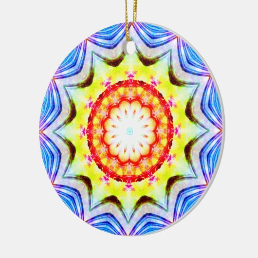 Fantasy Priest Magical Magical Vibranno Mandela Keramik Ornament (Links)