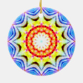 Fantasy Priest Magical Magical Vibranno Mandela Keramik Ornament (Hinten)