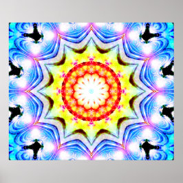 Fantasy Priest Magical Magical Vibranno Mandela Poster